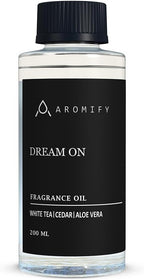 Dream On Diffuser Oil, 6.7 FL Oz, 200 mL, Luxury Hotel Scent Diffuser Oil for Home, Office & Spa, Fragrance Essential Oils for Aromatherapy, Aloe Vera & Cedarwood.