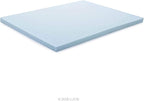 LUCID 3-inch Ventilated Gel Memory Foam Mattress Topper - Twin