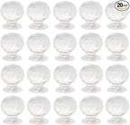 20 Pcs Crystal Dresser Knobs,Diamond Shape Cabinet Knobs Small Drawer Pulls,for Drawer Dresser Kitchen Cabinets Wardrobe Bathroom Cabinet Desk (20 x 16mm/0.78 "x 0.63")