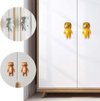 5Pcs Cute Animal Knobs Kids Handles Ceramic Knobs Children's Room Door Nursery Cupboard knobs Lovely Cabinet pulls Drawer knob for Kids, with Screws