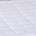 Royal Hotel Bedding Mattress Topper, Top-Split California King, 2 Inches Hypoallergenic Overfilled Down Alternative Anchor Bands Mattress Topper