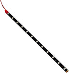 DC 12V Waterproof 1Ft 12 LED Strip Underbody Light with 6 inches Wires for Motor (Red,Pack of 6)