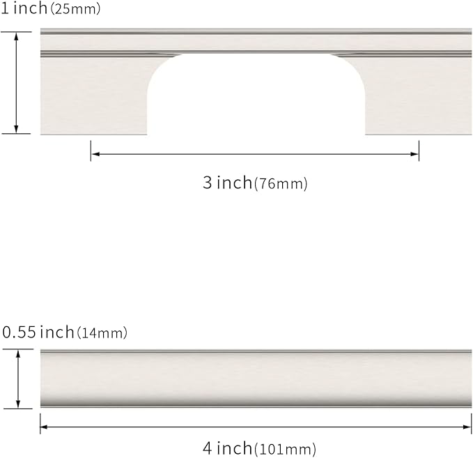 Asidrama 30 Pack 3 Inch(76mm) Brushed Satin Nickel Kitchen Cabinet Handles, Cabinet Pulls Kitchen Cabinet Hardware for Cupboard Drawer Pulls