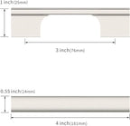 Asidrama 10 Pack 3 Inch(76mm) Brushed Satin Nickel Kitchen Cabinet Handles, Cabinet Pulls Kitchen Cabinet Hardware for Cupboard Drawer Pulls