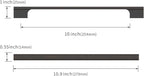 Asidrama 10 Pack 10 Inch(254mm) Oil Rubbed Bronze Kitchen Cabinet Handles, Cabinet Pulls Kitchen Cabinet Hardware for Cupboard Drawer Pulls