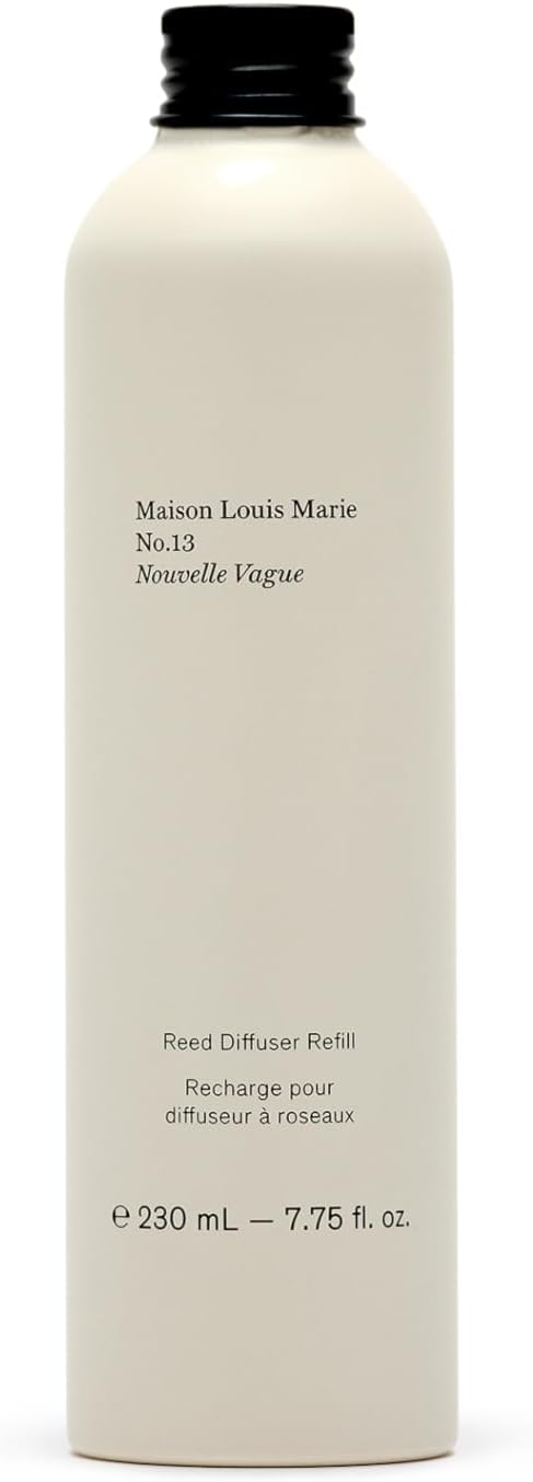 Maison Louis Marie - No.13 Nouvelle Vague Home Reed Diffuser Solution Refill | Luxury Clean Beauty + Fragrance (7.75 fl oz | 230 mL)