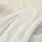 MIULEE Sheer Window Scarf - Extra Long 216 Inch Elegant Valance, Soft Voile Canopy Bed Curtain for Wedding Ceremony & Home Decor, 54x216 Ivory