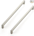 Ravinte 3 Pack 11-5/16 Inch Square Cabinet Handles Satin Nickel Pulls Brushed Nickel Drawer Pulls Kitchen Cupboard Hardware for Cabinets Cupboard Drawer Handles