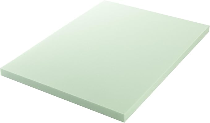 ZINUS 3 Inch Green Tea Memory Foam Mattress Topper, Smaller, More Convenient WonderBox Packaging, Pressure-Relieving Layers, CertiPUR-US Certified, Queen