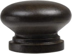 Mysummer 8 Pack Round Wood Drawer Knobs Black Walnut Finished Kitchen Cabinet Pulls Handles Hardware for Kitchen Cabinets Furniture Dresser Wardrobe Cupboard Drawer Pulls Knobs