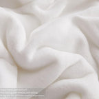 KMUSET Fleece Blanket Throw Size White Lightweight Super Soft Cozy Luxury Bed Blanket Microfiber