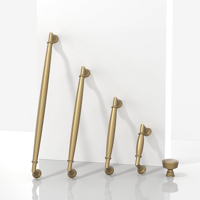 10 Pack Champagne Bronze Cabinet Knobs Single Hole Cabinet Pulls Round Kitchen Cabinet Knobs