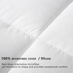 Mattress Pad Twin Size - Breathable Comfort Mattress Cover, Quilted Fitted Mattress Topper with Anchor Bands Fits 8-21 Inch Mattress, Soft Fluffy Pillow Top