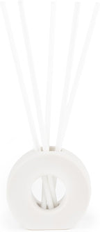 ScentAir Infused Liquidless Reeds | Includes 25 Flameless Reeds and 1 Decorative Vase, White | Essential Oil Aroma Diffuser Sticks | Fresh Spa Scents | Gifting Fragrance | Golden Bamboo