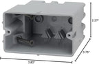 Southwire MSB1G One Gang Device Box with Depth Adjustable, Heavy Duty 42lb
