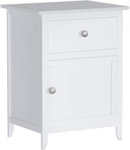 Winsome Eugene Accent Table/Nightstand, for Living Room, Den, Bedroom, White