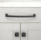 10 Pack Matte Black Cabinet Pulls 7.5 Inch(192mm) Kitchen Cabinet Handles Solid Zinc Alloy Cabinet Hardware Drawer Pulls