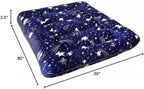 MAXYOYO Navy Starry Sky Japanese Futon Mattress, Tatami Mat Portable Camping Mattress, Kids Sleeping Pad, Foldable Roll Up Floor Lounger Couch Bed, Twin Size with Cover