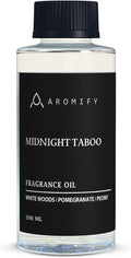Midnight Taboo Diffuser Oil, Inspired by Luxury Hotels, 6.7 Fl Oz 200 mL, Hotel Scent for Home, Office, Bathroom & Spa, Aromatherapy Essential Oil, Lemon & Pomegranate Scents.