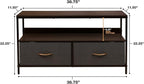 Sorbus TV Stand Dresser with 2 Drawers - Television Riser Chest with Storage - Bedroom, Living Room, Closet, & Dorm Furniture