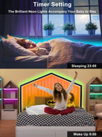 65.6ft RGB LED Neon Rope Lights with App, Remote Control, IP65 Waterproof Neon Light Strip Outdoor Indoor, DIY Design Flexible Led Strip Lights for Bedroom Essentials, Gaming Accessories