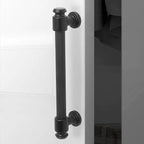 10 Pack 5 inch(128mm) Matte Black Kitchen Cabinet Handles Knurled Cabinet Pulls Black Drawer Pulls Kitchen Cabinet Hardware