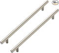 JOY DECOR 10 Pack Cabinet Handles, Brushed Nickel Cabinet Pulls, 8-3/4 in Hole Center Kitchen Cabinet Handles, Stainless Steel T Bar Handles for Dresser Drawers