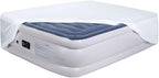 Bedecor Fitted Sheet for Air Mattress Inflate Without Disassembly Convenient & Firm Deep up to 21" White -King