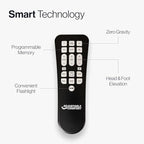 Classic Adjustable Base - Queen - Head & Foot Incline - Wireless Remote with Memory - Easy Set Up - Zero Clearance - Zero Gravity - Durable Frame