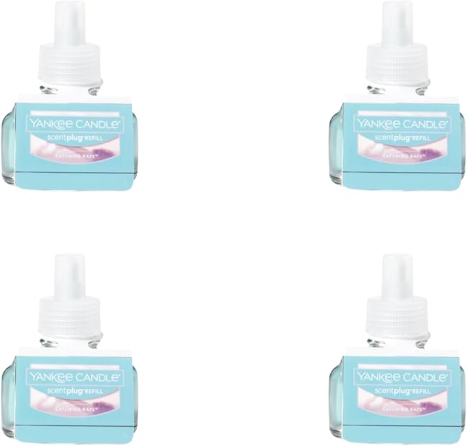 Yankee Candle Scent Plug Refill, Catching Rays (Pack of 4)