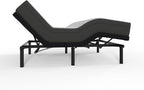 Blissful Nights e3 Full Adjustable Bed Base Frame with 10" Medium Firm Gel Infused Memory Foam Mattress