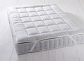 Royal Hotel Bedding Mattress Topper, Full, 2 Inches Hypoallergenic Overfilled Down Alternative Anchor Bands Mattress Topper