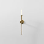 Aspar Wall Sconce, Modern Candle Holder with Elegant Hook Design, Versatile Decorative Lighting for Indoor Wall Decor and Ambiance Setting, Gold (Candle Not Included)