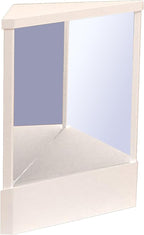 Non Reversing Mirror Professional Mirror Precision True Vanity Makeup Mirrors Non Magnifying Tabletop Mirrors for Accurate Reflections White S