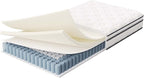 Modway Jenna 8” Innerspring and Memory Foam Twin Mattress With Individually Encased Coils, White