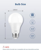 Lepro B1 AI Smart Light Bulbs - RGBWW Color Changing LED Bulb Works with Alexa & Google Assistant, AI Voice Control, Music Sync, A19 E26 Base, 8.5W 800Lumen, 2.4GHz WiFi & Bluetooth, 1 Pack（NO Remote