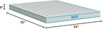 Linenspa 6 Inch Mattress - Firm Feel - Bonnell Spring with Foam Layer - Mattress in a Box - Youth or Kids Bed - Guest Bedroom - Durable and Breathable Support - Affordable - Full Size