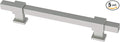 Franklin Brass Adjusta-Pull (5-Pack) Adjustable Drawer Pulls | Fits 1-3/8 to 6-5/16 Inch Hole Centers | Satin Nickel Cabinet Handles| Square Bar P44368-SNM-B