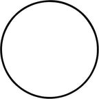 Sweetcrispy Round Bathroom Mirror 24 Inch Black Metal Framed Wall Mounted Circle Vanity Mirror for Bathroom, Bedroom, Living Room, Entryway, Anti-Rust, Modern Decorative, Hanging or Leaning