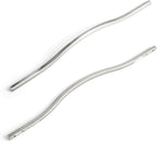 Goo-Ki Low Profile Satin Nickel Cabinet Pulls, Double Hole Centers (11.3''/12.6'') Zinc Alloy Handle for Drawer Cupboard Wardrobe,6 Packed…