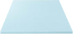 Best Price Mattress 2-inch Ventilated Gel Memory Foam Topper - Full, Dorm Essentials, Blue