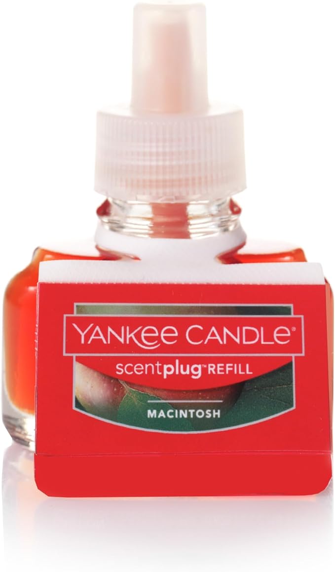 Yankee Candle Scent Plug Refill, Macintosh (Pack of 4)