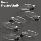 12-Pack E12 Candelabra Light Bulbs 25W Warm White 2500K, 240 Lumen Dimmable Chandelier Light Bulbs for Ceiling Fan, Pendants or Outdoor, B10 Clear Incandescent Bulbs
