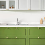Ravinte 10 Pack Cabinet Knobs Sandy Gold Kitchen Cabinet Knobs Round Dresser Drawer Pulls Closet Door Pulls 1-1/5 Inch