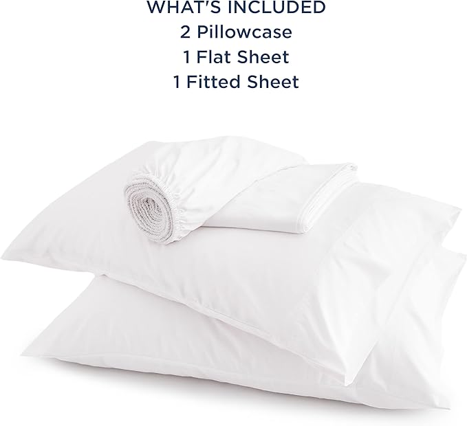 Bedsure King Size Sheet Set, Cooling Sheets King, Rayon Derived from Bamboo, Deep Pocket Up to 16", Breathable & Soft Bed Sheets, Hotel Luxury Silky Bedding Sheets & Pillowcases, White