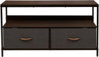 Sorbus TV Stand Dresser with 2 Drawers - Television Riser Chest with Storage - Bedroom, Living Room, Closet, & Dorm Furniture