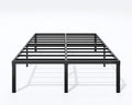 Metal Bed Frame Queen Size - 18 Inch Heavy-Duty Queen Platform Bed Frame No Box Spring Needed, Easy Assembly, Noise-Free, Sturdy Mattress Foundation, Underbed Storage Space