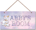 Personalized Signs Unicorn Sign, Unicorn Canvas Wall Art for Teen Girls Bedroom Nursery Kids Room Motivational Decor for Unicorn Fans Boys Room Little Man Cave