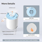 FLEXTAILGEAR Tiny Pump Portable Air Pump Ultra-Mini Air Pump with 1300mAh Battery USB Rechargeable to Inflate Deflate for Pool Floats Air Bed Air Mattress Swimming Ring Vacuum Storage Bags(Light Gray)