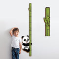 Personalized Growth Chart for Wall, Wooden Height Chart for Kids, Cute Height Measurement for Child/Girls/Boys, Baby and Toddler's Playroom/Kid's Room/Nursery Decor, Panda
